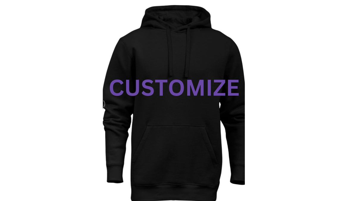 3Ts Custom Black Adult Hoodie Logo