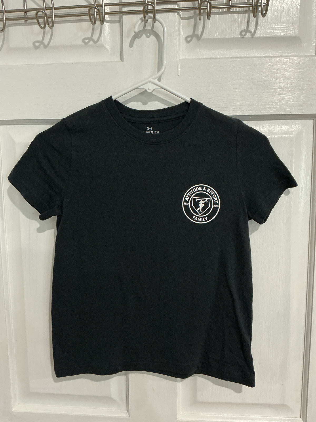 Youth UA Black Circle Logo Short Sleeve T-Shirt