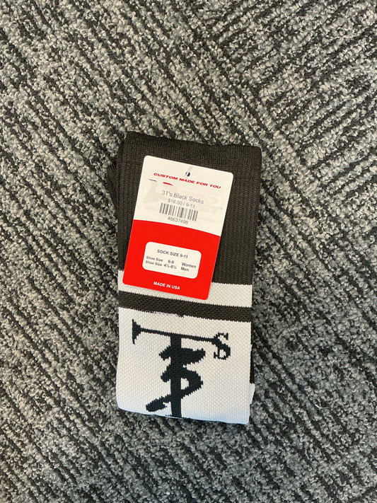 3T's Black Socks