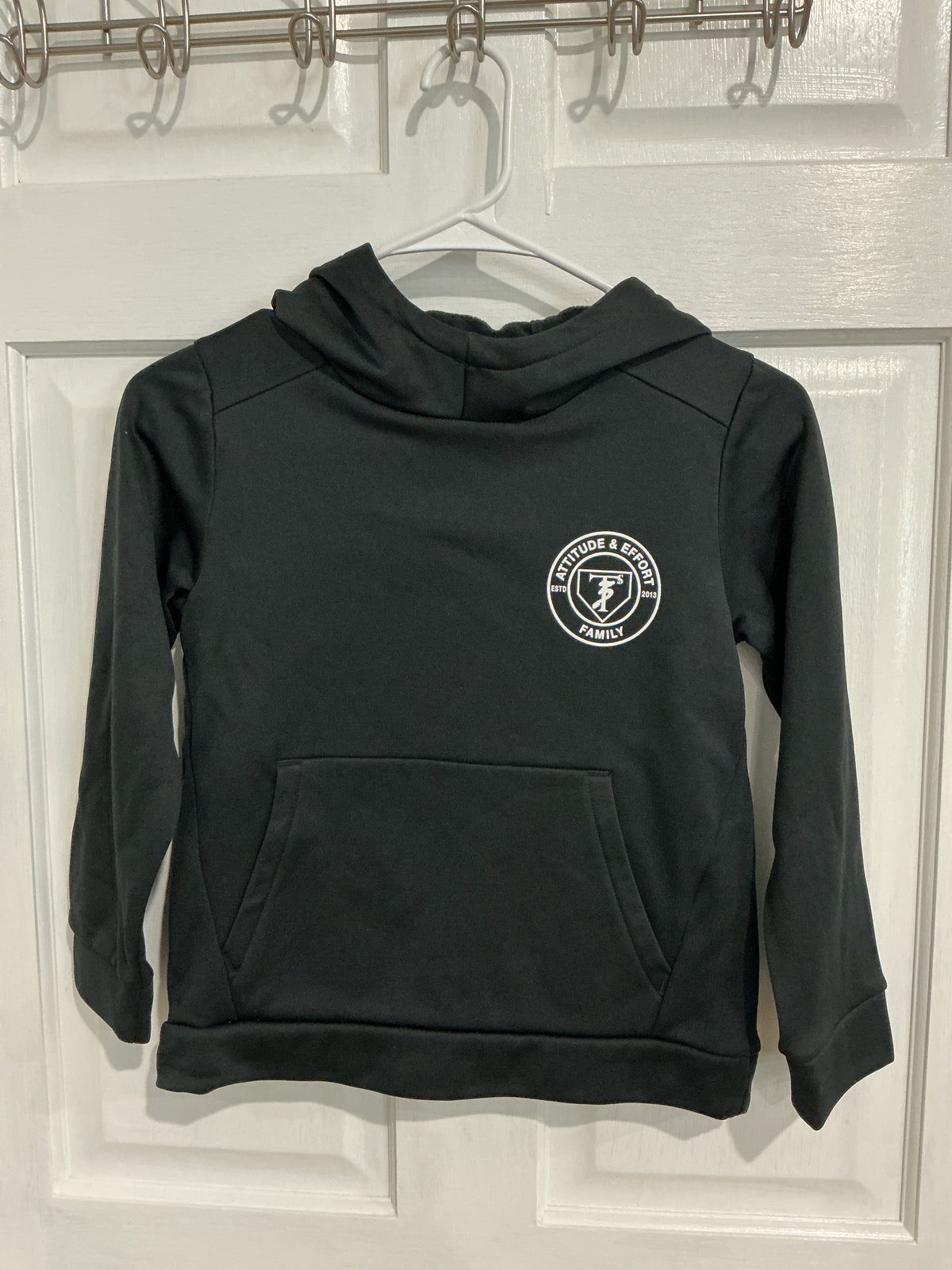 Youth UA Black Circle Logo Hoodie