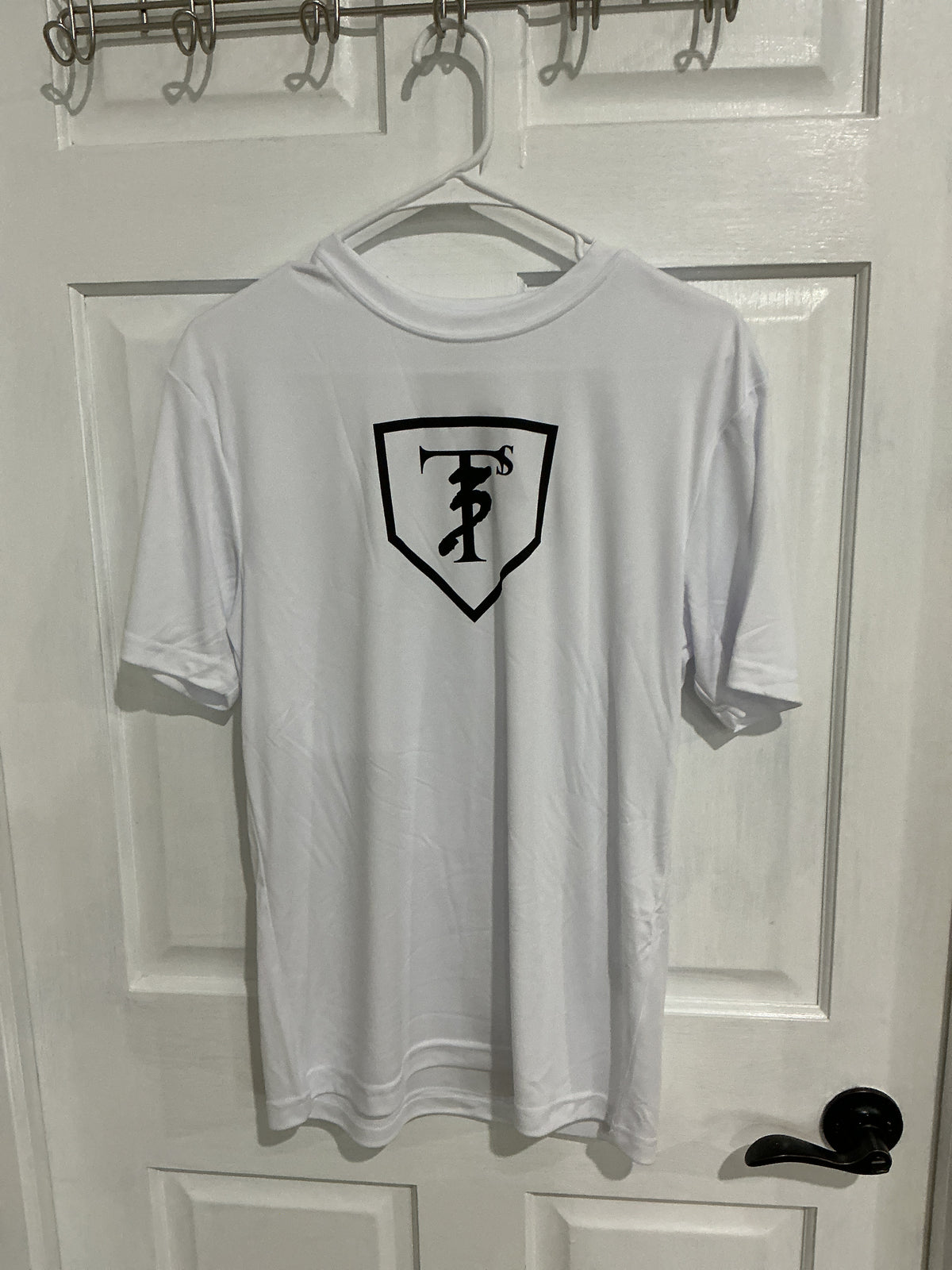 Men's 3T's Home Plate Short Sleeve T-Shirt - White