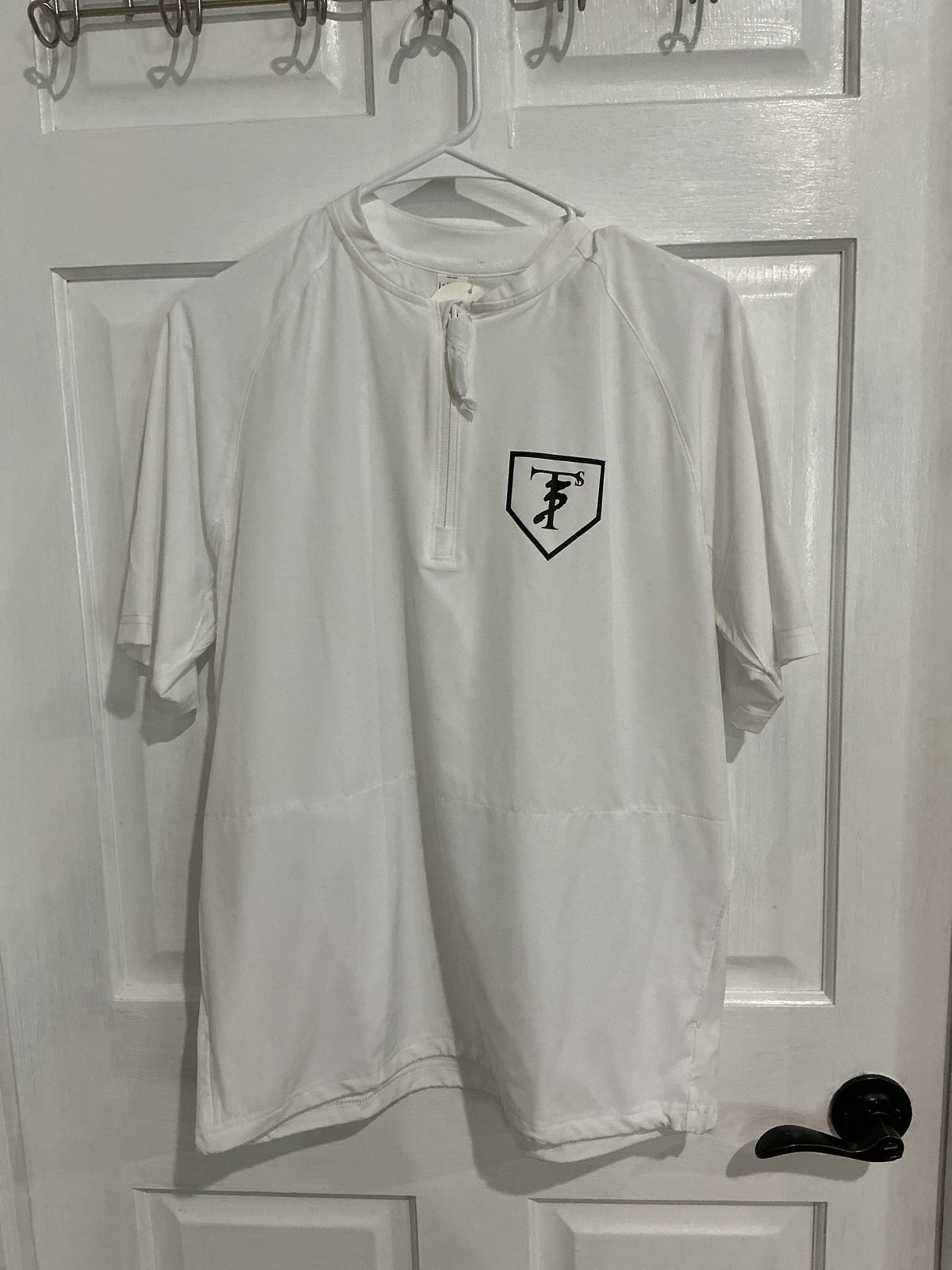 Youth White Windbreaker Short Sleeve T-Shirt