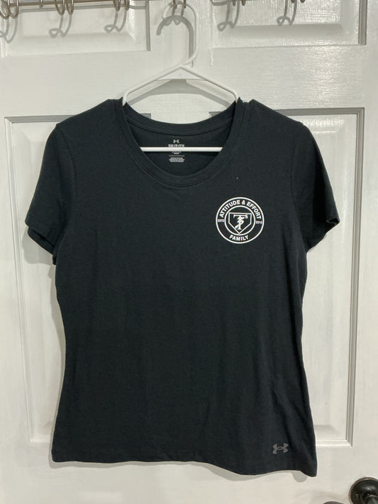Women's UA Black Circle Logo Short Sleeve T-Shirt
