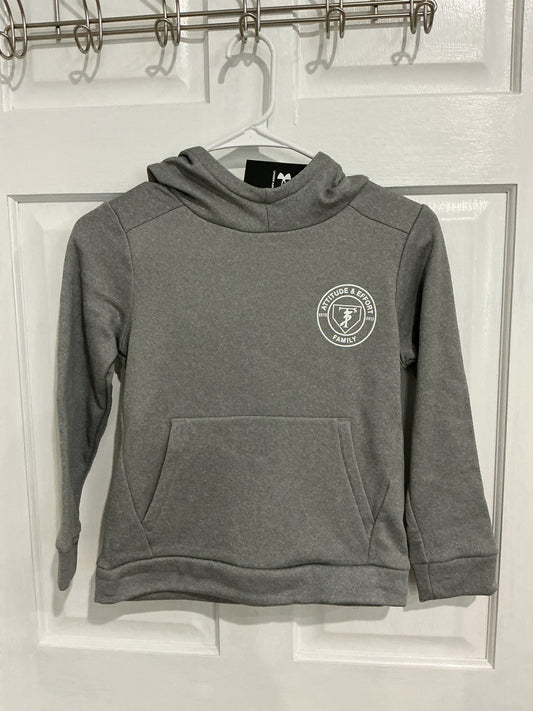 Youth UA Gray Circle Logo Hoodie