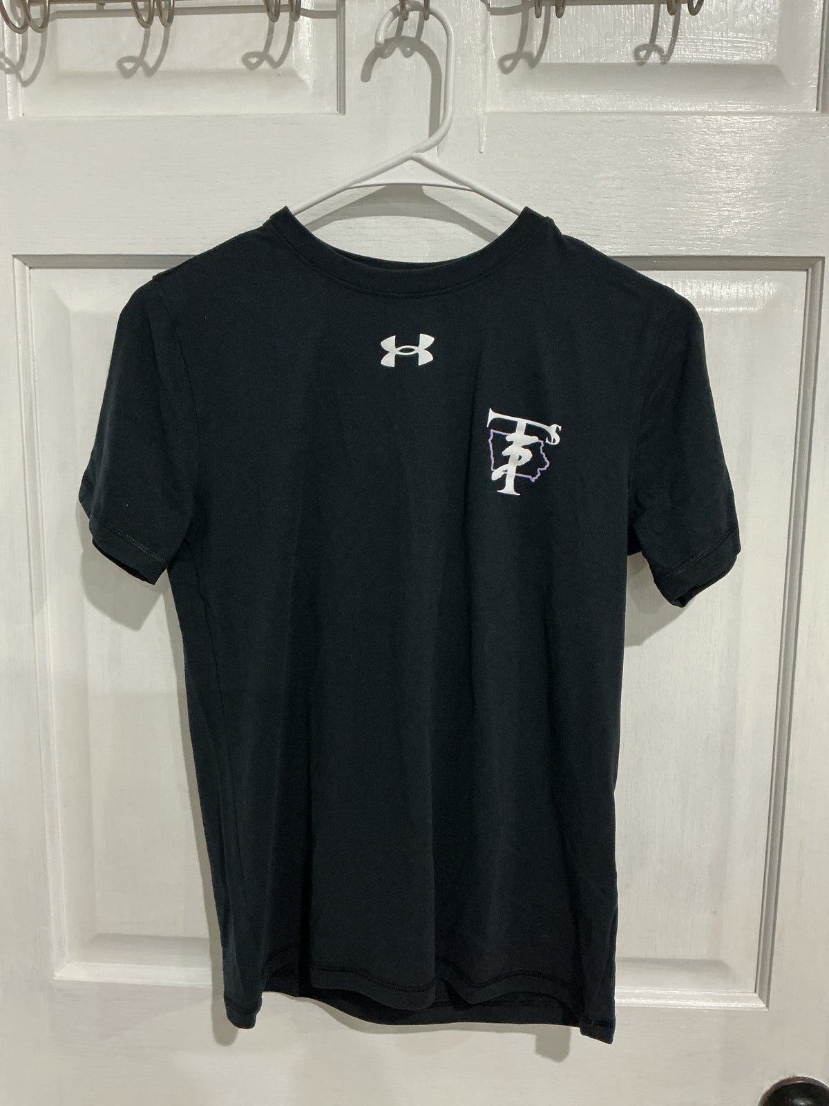 Youth UA Black Short Sleeve T-Shirt