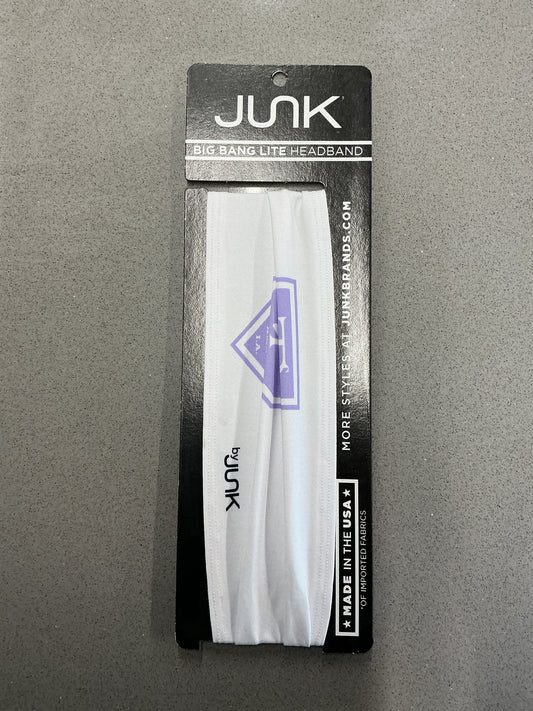 3T's JUNK Headband - White/Lavender