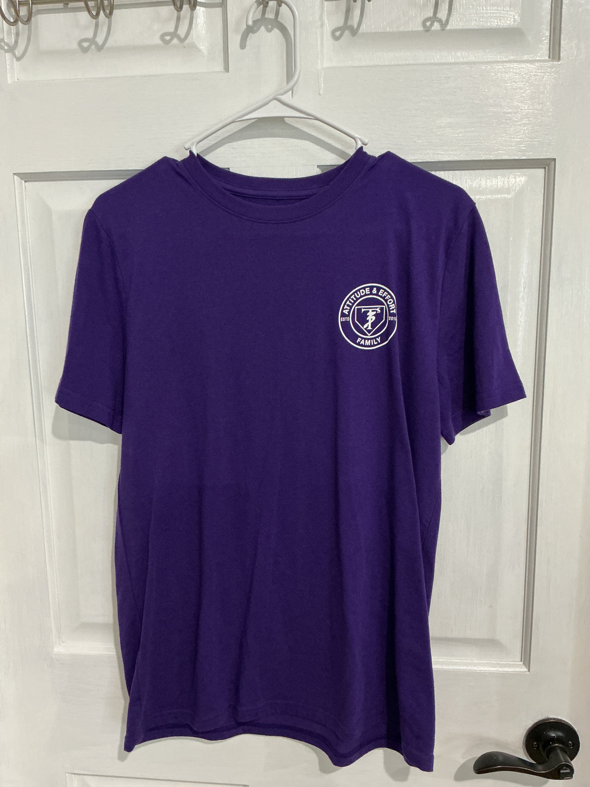 Youth UA Purple Circle Logo Short Sleeve T-Shirt