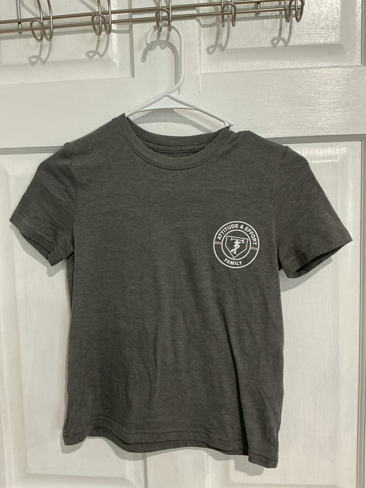Youth UA Gray Circle Logo Short Sleeve T-Shirt